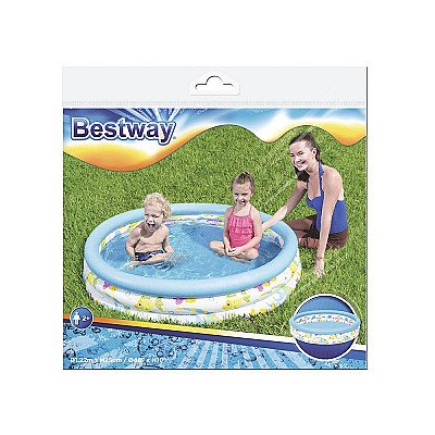 Bestway piepūšamais peldbaseins bērniem 122X25Cm 51009