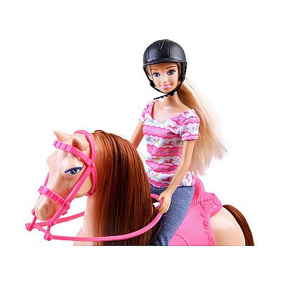 Anlilija lelle ar zirgu un aksesuāriem