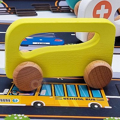 Koka stumjams autobuss bērniem Tooky Toy