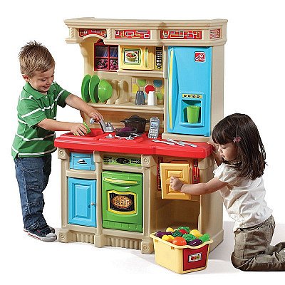 Interaktīva bērnu kompaktā virtuvīte Step2