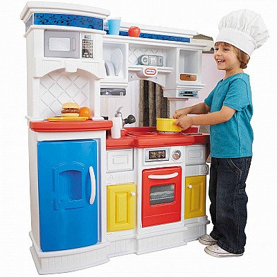Plaša virtuve bērniem ar piederumiem