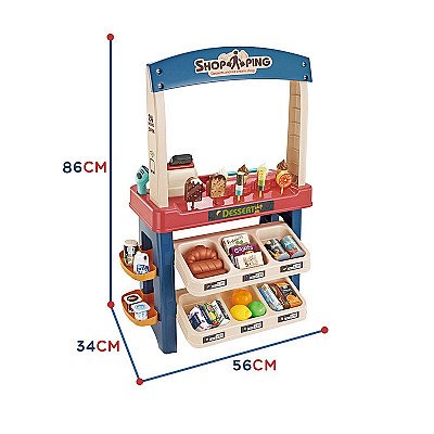 Bērnu saldējuma un cepumu iepirkšanās centrs ar Woopie piederumiem
