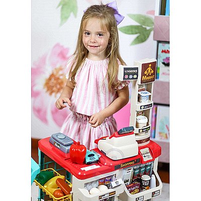 Bērnu veikals ar kases aparātu un Woopie piederumiem