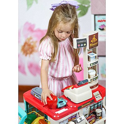 Bērnu veikals ar kases aparātu un Woopie piederumiem