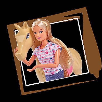Simba Steffi mīlas lelle ar zirgu un aksesuāriem