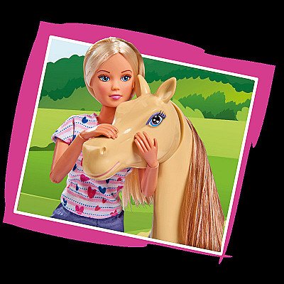 Simba Steffi mīlas lelle ar zirgu un aksesuāriem