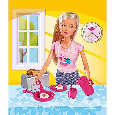 Simba Steffi Doll pasniedz brokastis