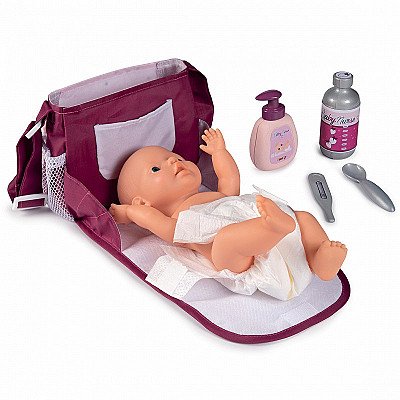 Smoby Baby Nurse maiņas soma Baby Lelles Aksesuāri