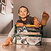 DIY Woopie bērnu instrumentu kaste ar urbi un piederumiem