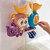 Whoopie Monkey ūdens vannas rotaļlieta Caterpillar Star Star Reel Overflow Cup