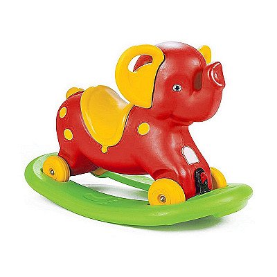 Woopie 2-in-1 Swing Elephant Swing sarkanā krāsā