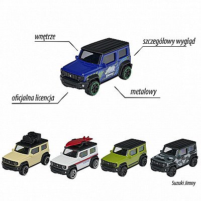 Majorette 5 Suzuki Jimny automašīnas komplekts