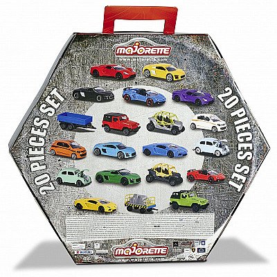 Majorette 20 Toy Car dāvanu komplekts