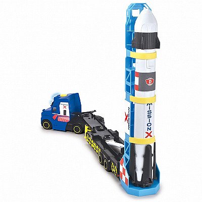 Dickie City raķešu kravas automašīna kosmosa misijas kravas automašīna 41 cm