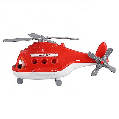 Bērnu sarkanais uguns helikopters Alfa