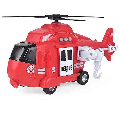 Liels bērnu glābšanas helikopters ar 1:16 projektoru Woopie