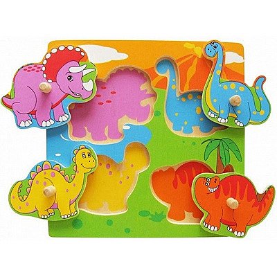 Koka puzle Dinozauru pārsteiguma mīkla
