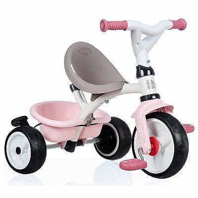 Smoby Tricycle Baby Balade Plus Rozā