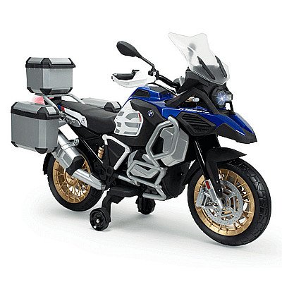 Injusa elektriskais motocikls Bmw R1250 Adventure 12V ar papildu riteņiem