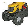 Rollyfarmtrac Jcb pedāļu traktors ar kausa klusiem riteņiem