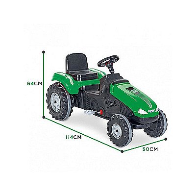 Woopie Green Pedal Tractor Farmer Megatrac Xl