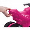 Liels rozā zīdaiņu skriešanas motocikls līdz 30 kg