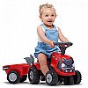Falk Tractor Baby Case Ih Ride-On Red ar piekabi