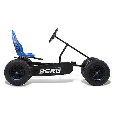 Berg Pedal Karting Xl B.pure Blue Bfr piepūšamie riteņi no 5 gadiem līdz 100 kg
