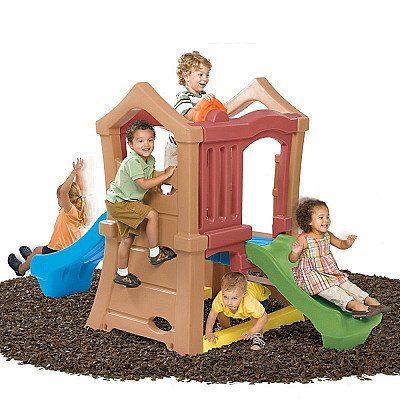 Step2 aktivitāšu centra rotaļu laukums bērniem ar slidkalniņu un kāpšanu