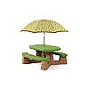 Step2 galds - piknika galds ar lietussargu