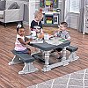 Dārza mēbeļu komplekts bērniem, piknika galds