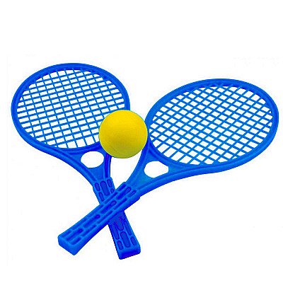 Whoopie jautras tenisa raketes bērniem zilā krāsā