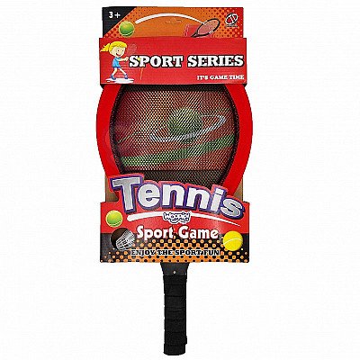 Sarkanas lielas badmintona tenisa raketes bērniem ar piederumiem Woopie