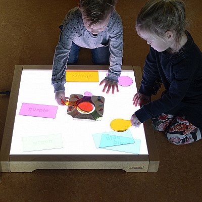 Led gaismas paneļa krāsas maiņa ar tālvadības pulti Masterkidz