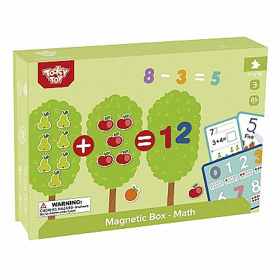 Koka magnētiskā puzle bērniem Mācos skaitīt 81 e. Tooky Rotaļlieta