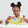 Montessori koka radošie kluči Vaivorykštė Viga