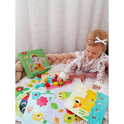 Tooky Toy Dėlionės Vaikams Gyvūnų Atitikimo Mokymosi Formų Mokymosi Spalvų Plokštelės