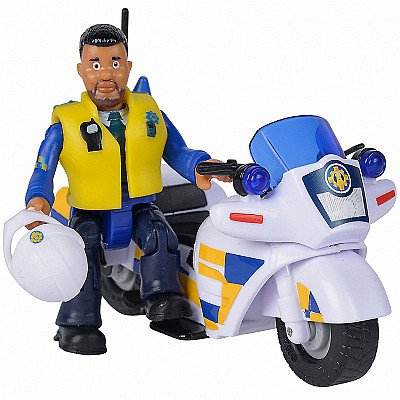 Policijas motocikls no sērijas Ugunsdzēsējs Sems Simba