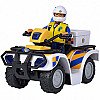 Simba Ugunsdzēsējs Sems Policijas ATV ar Malkolma figūru