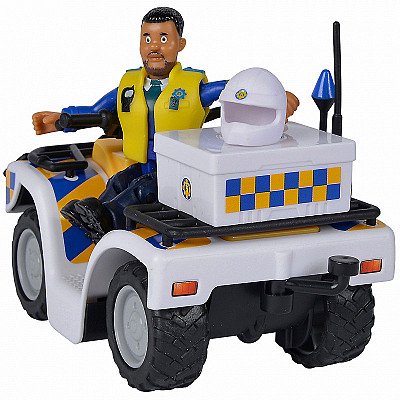 Simba Ugunsdzēsējs Sems Policijas ATV ar Malkolma figūru