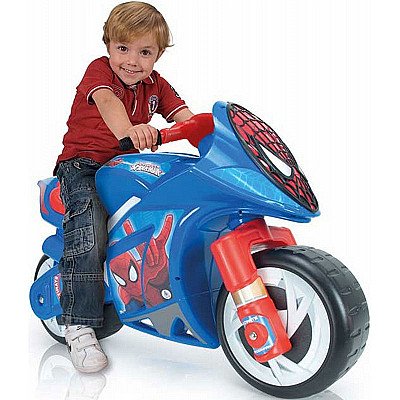 Injusa Spiderman bezceļa motocikls (vairāk nekā 3 gadi)