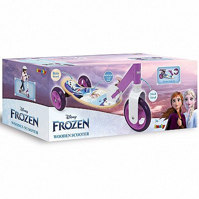 Smoby Scooter trīsritenis Frozen. Saldēta koka