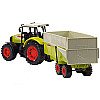Dickie Tractor Claas Ares ar 57 cm piekabi