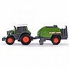 Traktors ar presi 18 cm. Dickie Farm Fendt