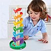 Koka krāsains rotējošs tornis bērniem, rotaļlieta